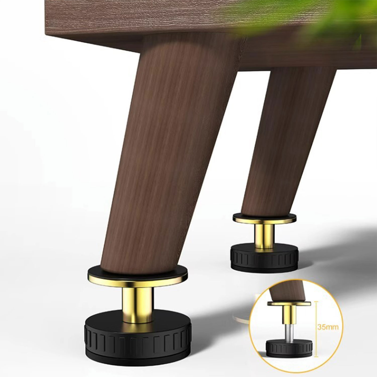 Cabinet Hinge Overlay - Soporte ajustable para patas de muebles,