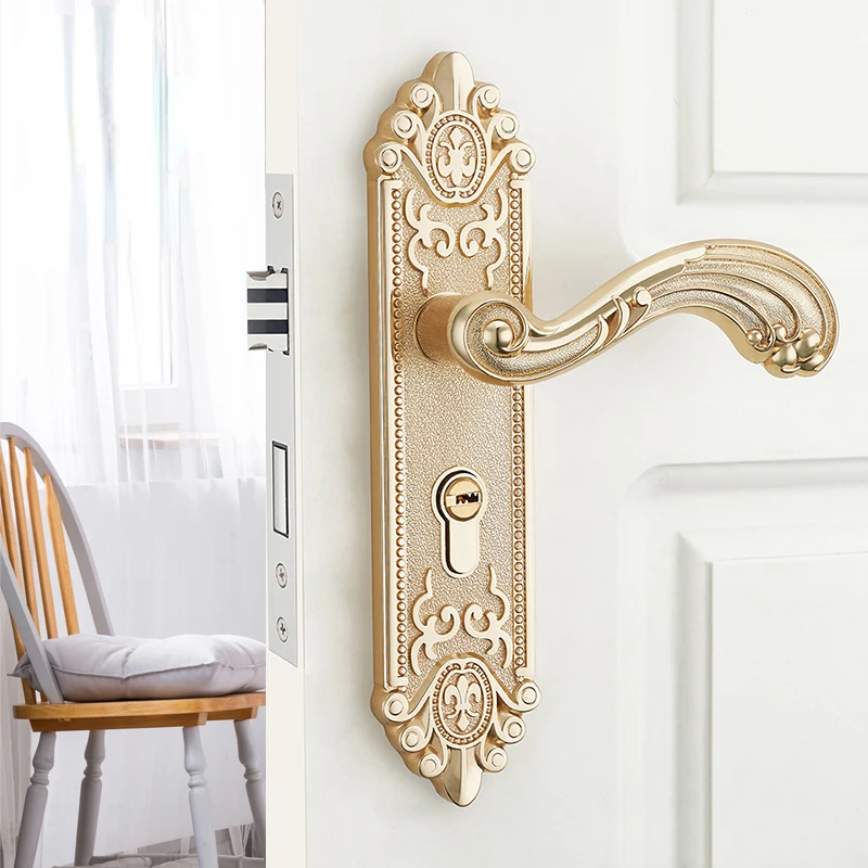 Furniture Hardware Fitting - Manija de Puerta Interior Europea Silenciosa,