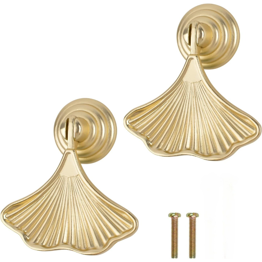 Furniture Hardware Drop Pulls - Paquete de 2 tiradores con forma