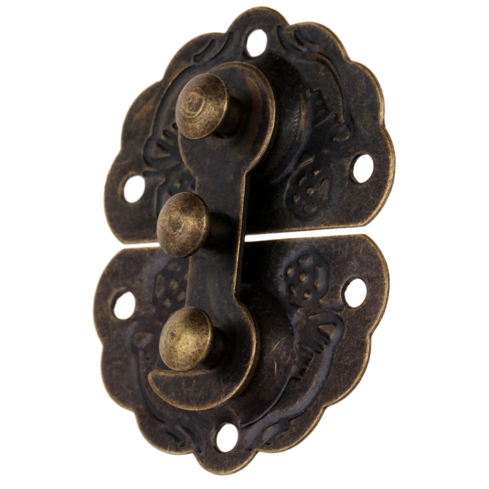 Pestillo de caja de bronce ant - Furniture Hardware Manufacturer reseña y precio