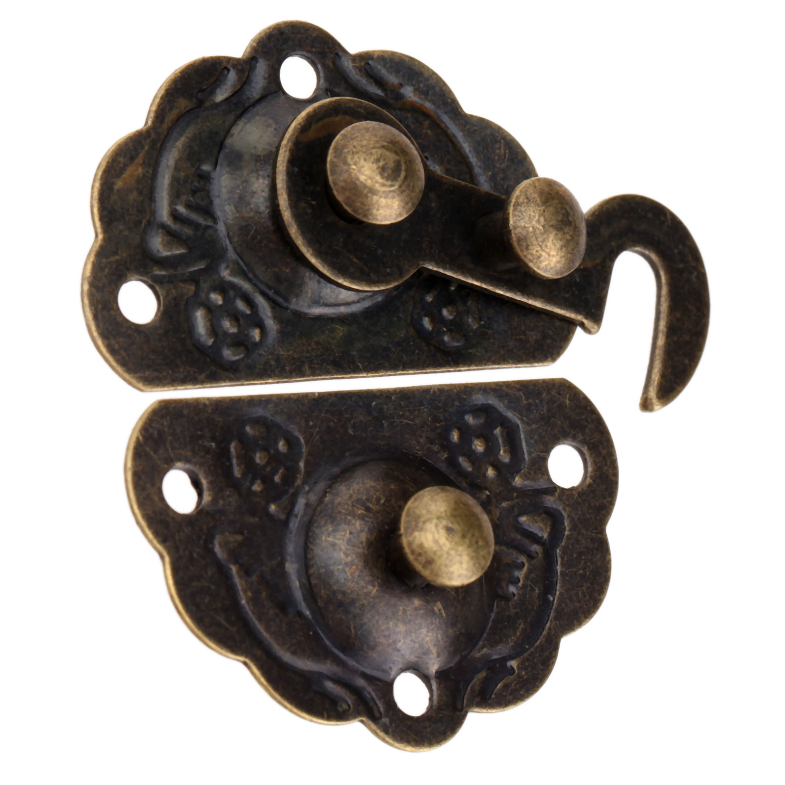 Pestillo de caja de bronce ant - Furniture Hardware Manufacturer reseña y precio