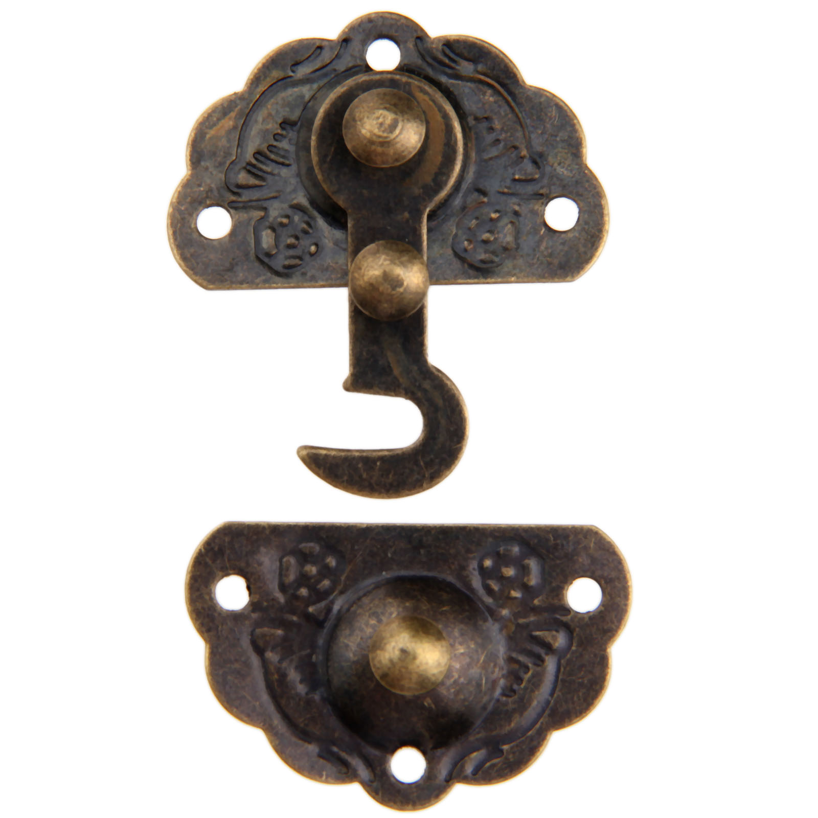 Pestillo de caja de bronce ant - Furniture Hardware Manufacturer reseña y precio