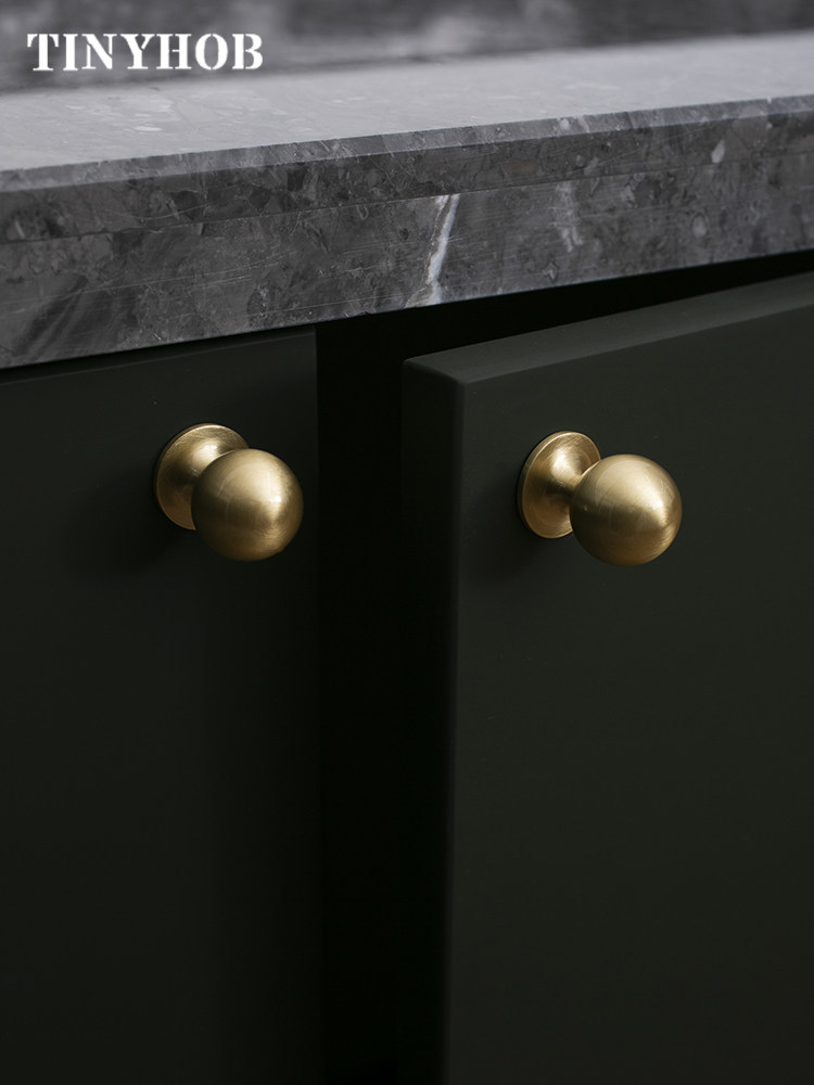 Tiradores de latón macizo de l - Furniture Hardware Drop Pulls reseña y precio