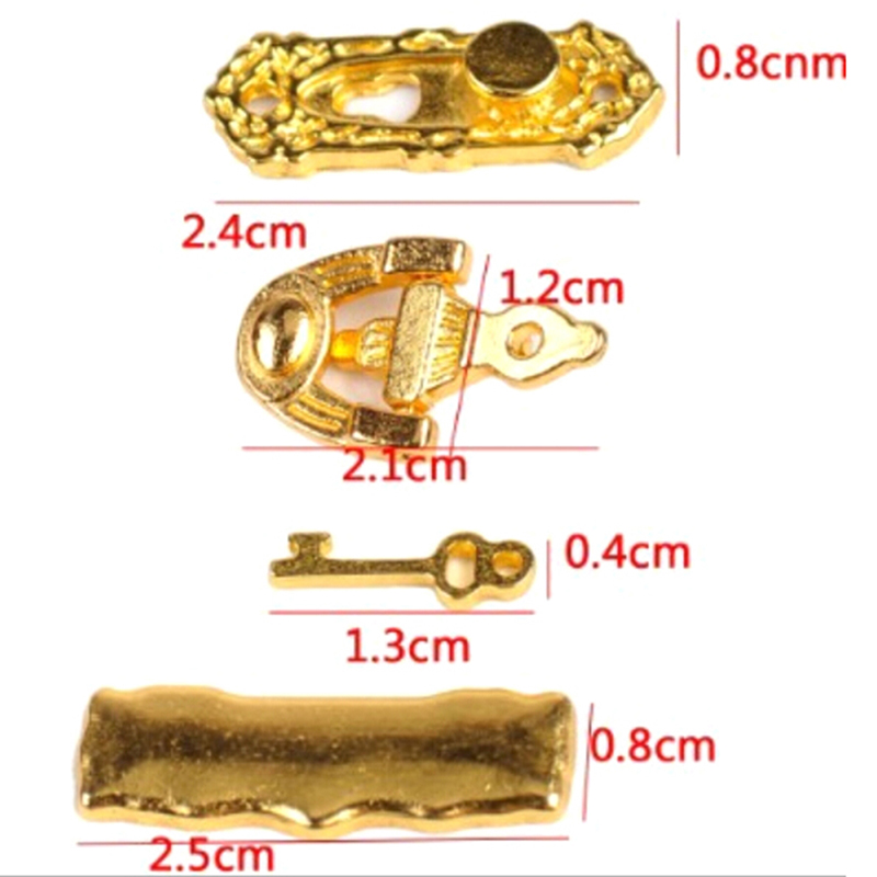 1:12 4 Uds. Juego de aldaba de - Furniture Hardware Fitting reseña y precio