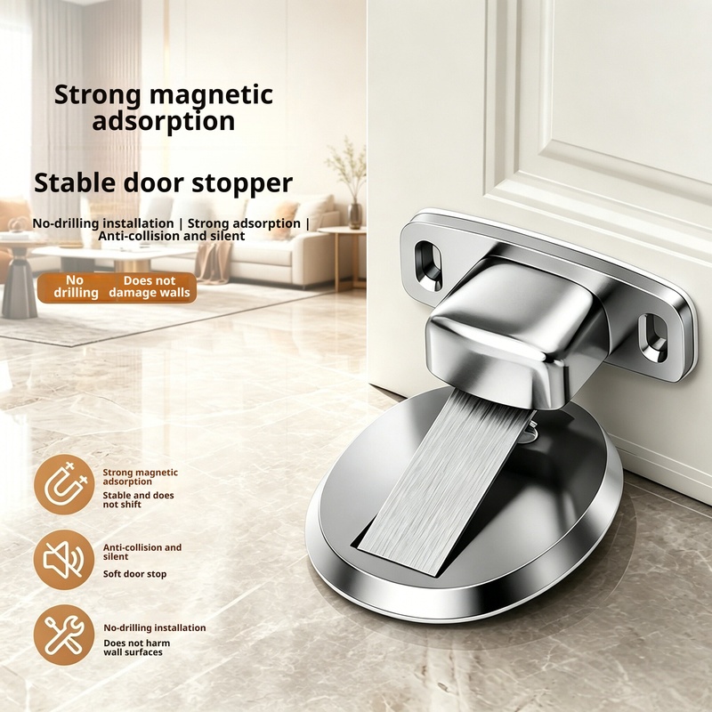 Tope de puerta magnético invis - Furniture Hardware Lowes reseña y precio