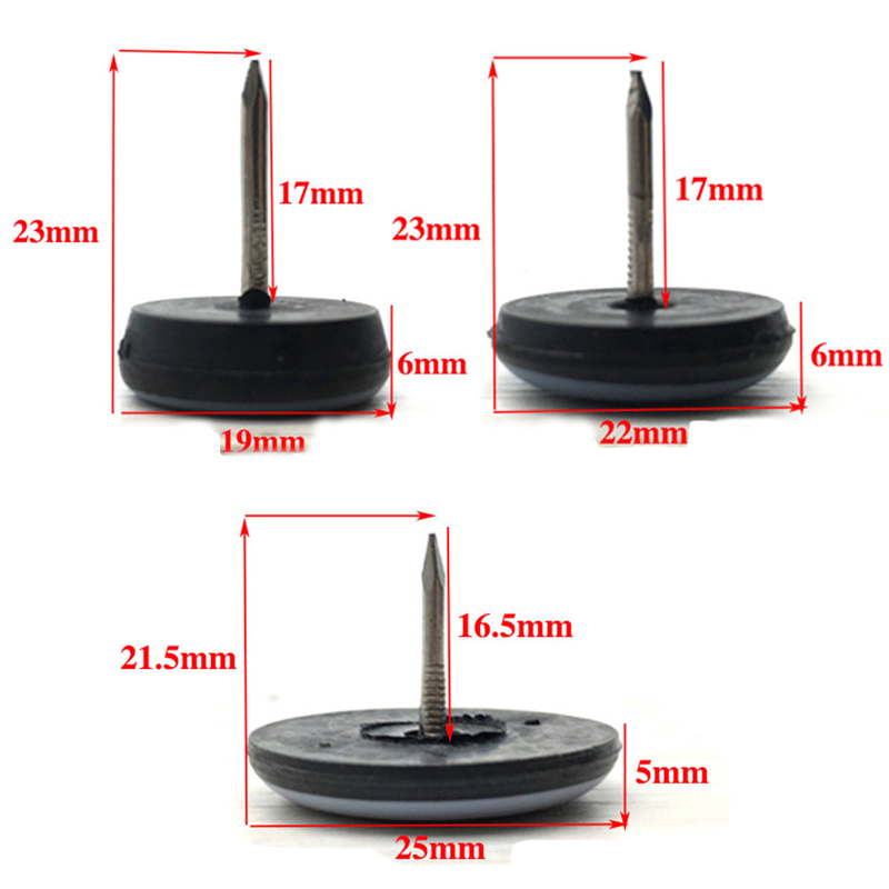 20 piezas deslizadores de pies - Cabinet Hinge Overlay reseña y precio