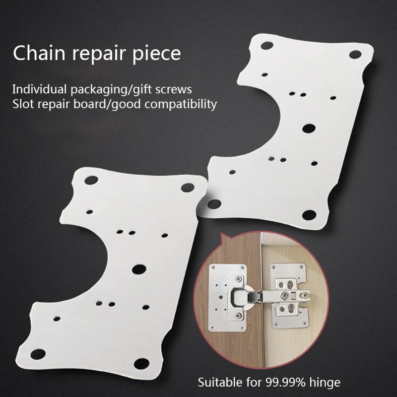 Placa reparación bisagra gabin - Cabinet Hinge Overlay reseña y precio