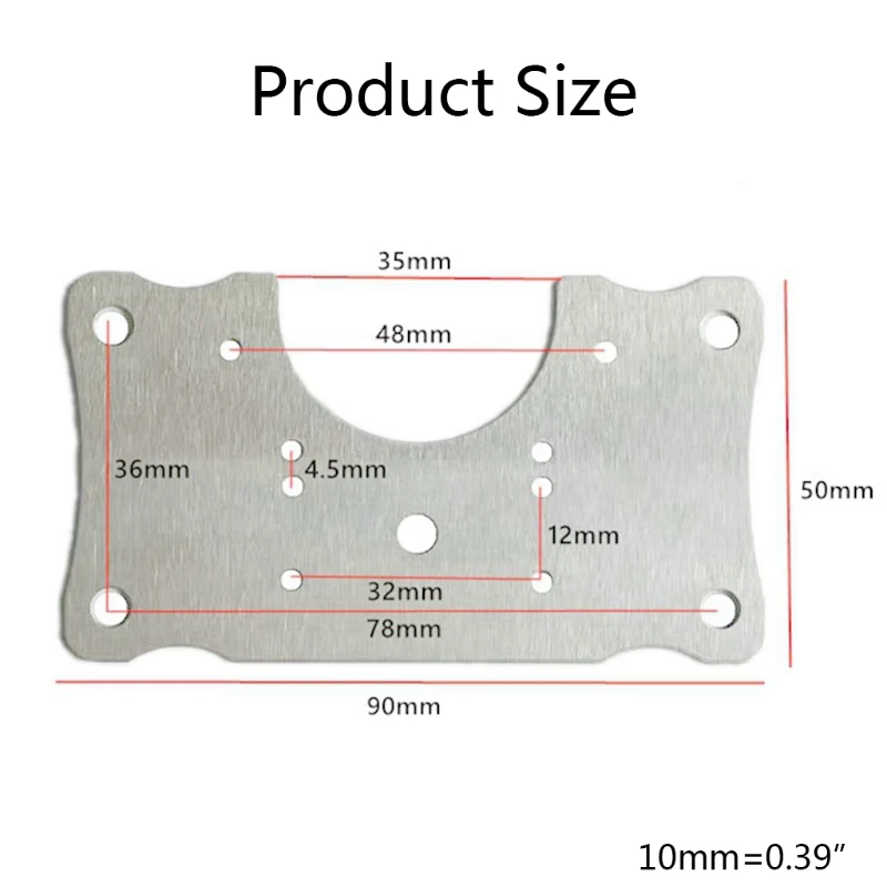 Placa reparación bisagra gabin - Cabinet Hinge Overlay reseña y precio